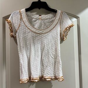 Free People XS White Women's Top